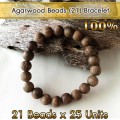 Agarwood Beads (21) Bracelet [10mm] 25unit